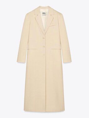 Zara long blazer coat
